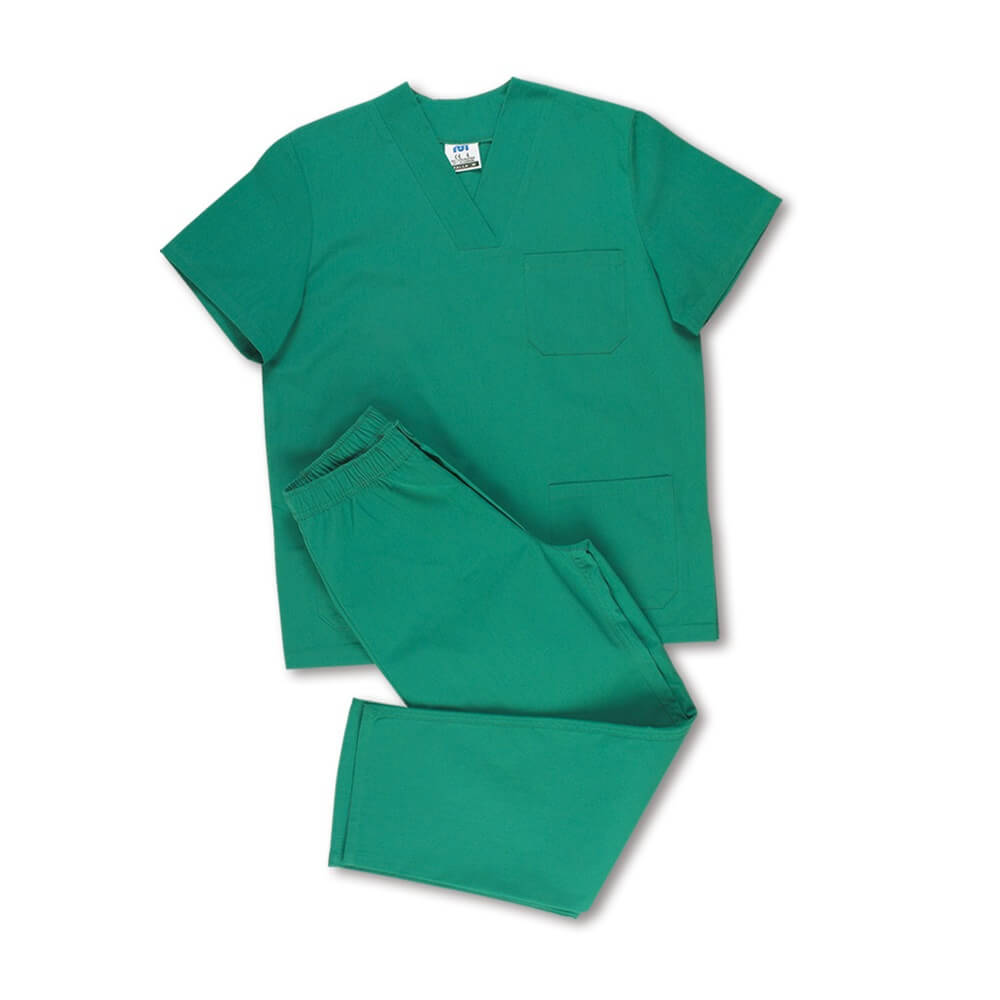 Pijama sanitario de múltiples usos verde - Referencia 388-CSV+388-PSV